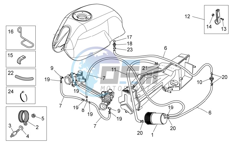 Fuel vapour recover system