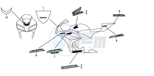 CBR600RR drawing MARK/STRIPE (3)