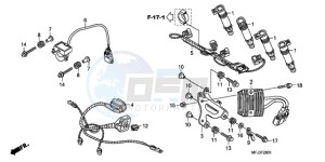 CBR600RR9 U / MME SPC 2U drawing SUB HARNESS