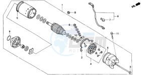 VT750C drawing STARTING MOTOR