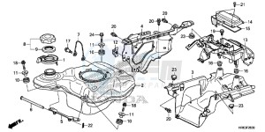 TRX500FA7G TRX500 Europe Direct - (ED) drawing FUEL TANK