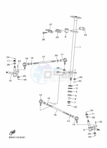 YFZ50 (BW4D) drawing STEERING