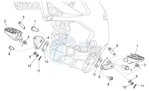 RXV 450-550 Street Legal drawing Foot rests