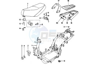 SV 100 L - 100 cc drawing FRAME