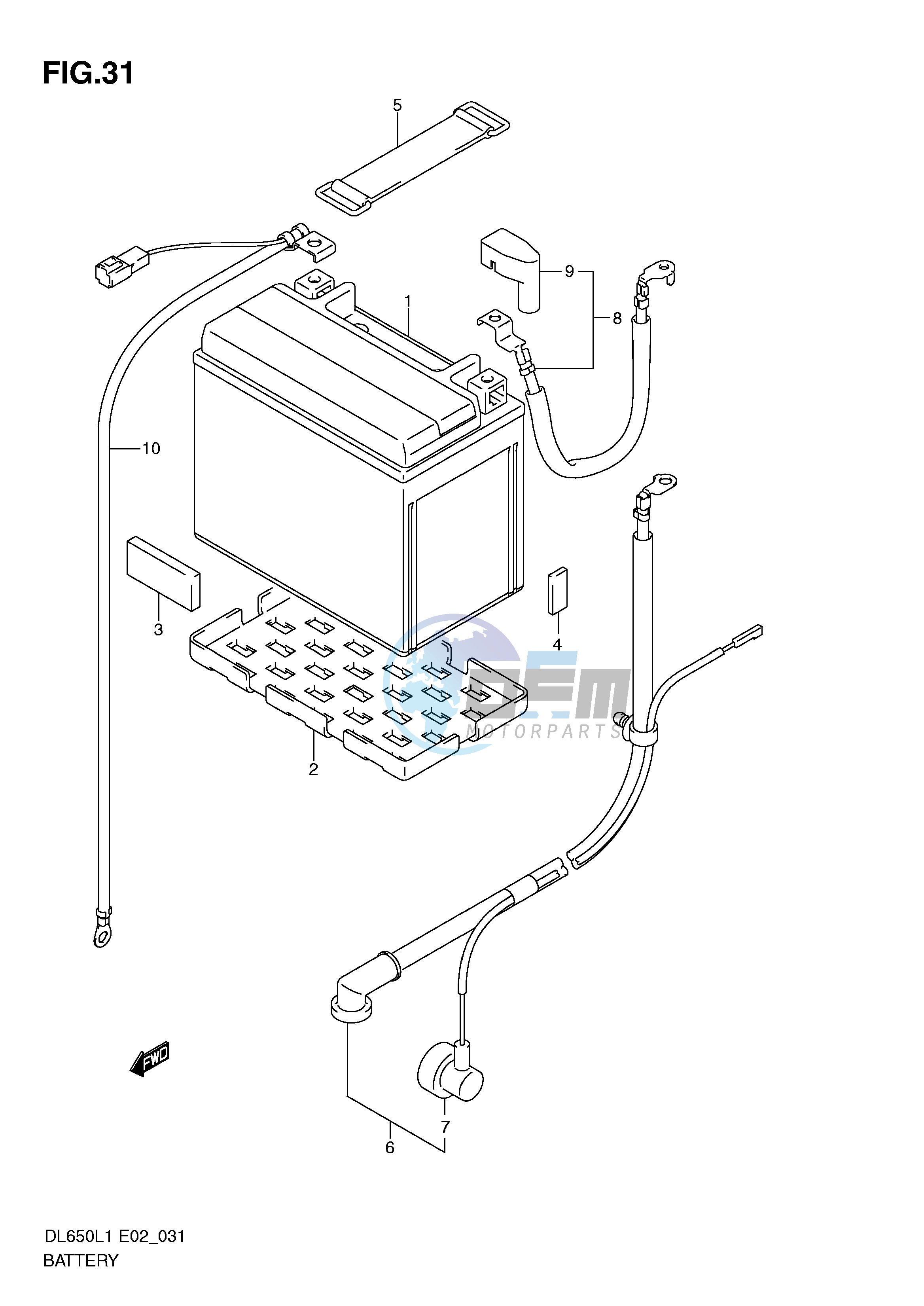 BATTERY (DL650AL1 E19)