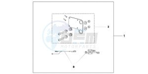 CB600F9 Spain - (SP / 25K) drawing HEATED GRIP ATT.