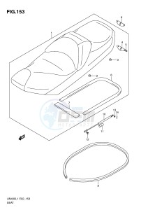 AN400 (E2) Burgman drawing SEAT (AN400ZAL1 E19)