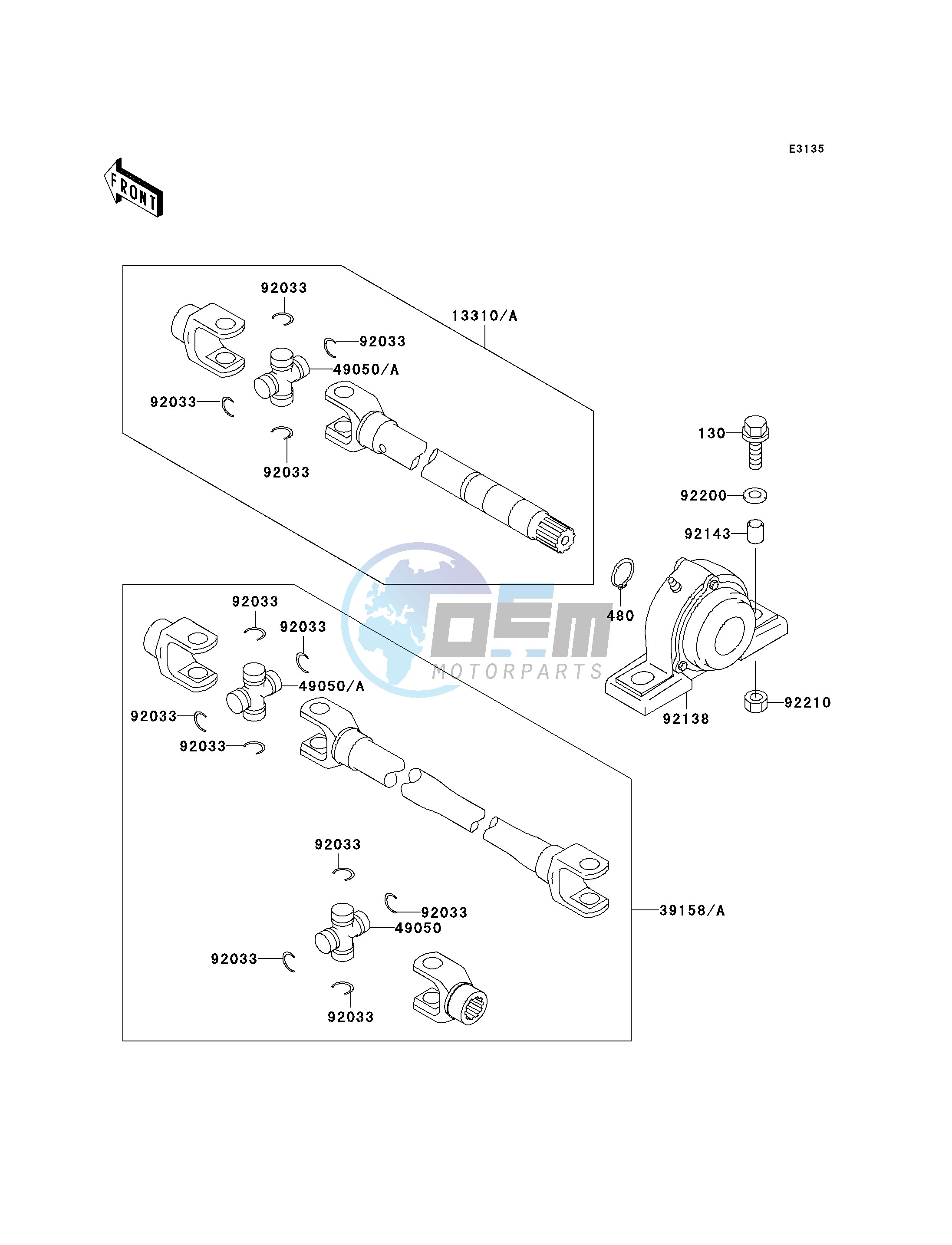 DRIVE SHAFT-PROPELLER