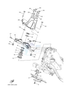 XP500 T-MAX 530 (59C8) drawing STEERING