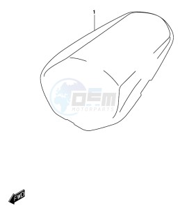 GSX-S1000F drawing OPTIONAL (SEAT TAIL BOX)