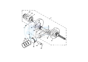 XC K CYGNUS R 125 drawing CRANKSHAFT PISTON