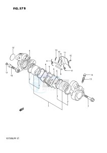 VS750GL (E1) INTRUDER drawing FRONT CALIPER (MODEL J K L M)