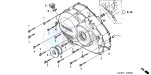 VFR800A9 ED / ABS MME TWO drawing RIGHT CRANKCASE COVER