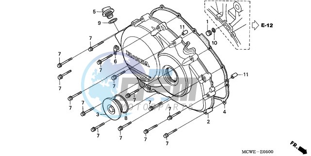 RIGHT CRANKCASE COVER