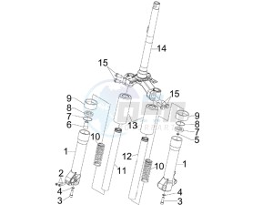 Liberty 200 4t (N15000U01) drawing Fork components (MVP)