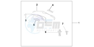 ST1300 drawing FAIRING DEFLECTOR