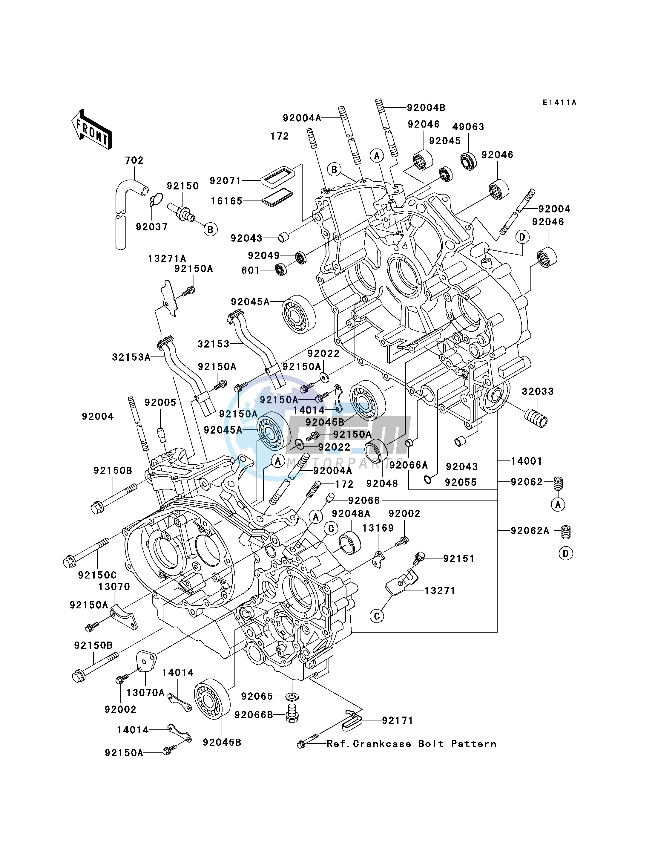 CRANKCASE -- VN1500-L3_L4- -