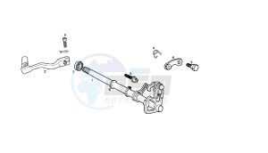 SENDA SM X TREM - 50 CC X TREM EU2 drawing GEAR CHANGE MECHANISM