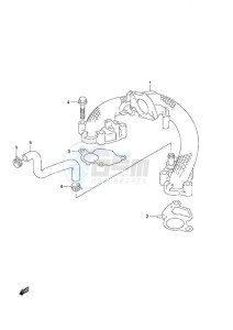 DF 25 V-Twin drawing Intake Manifold