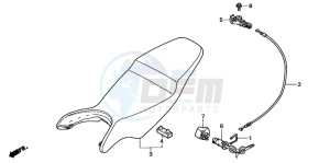 VFR800A drawing SEAT