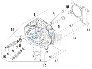 S 150 4T drawing Head unit - Valve