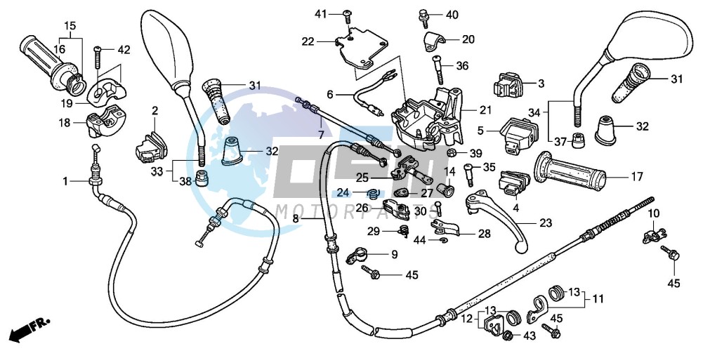 HANDLE LEVER/SWITCH/CABLE