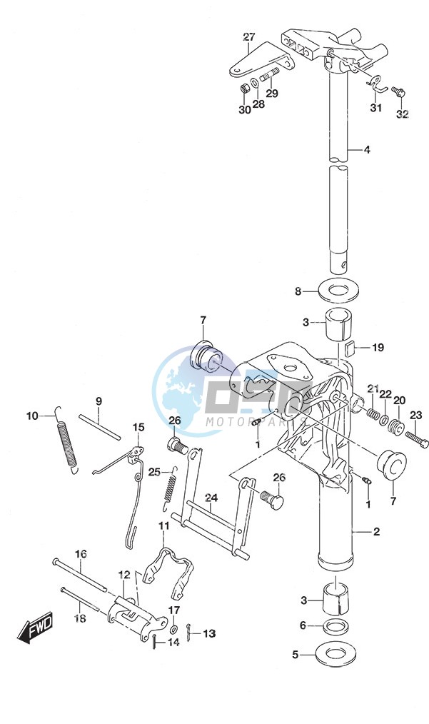 Swivel Bracket Remote Control