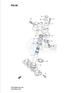 DR125SML0 drawing STEERING STEM