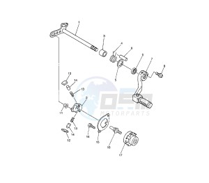 WR F 450 drawing SHIFT SHAFT