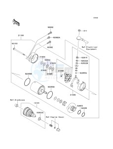 JT 1500 A [STX-15F] (A1-A2) [STX-15F] drawing STARTER MOTOR