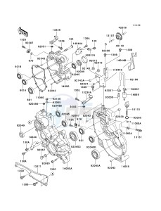 KAF 620 E [MULE 3010 4X4] (E6F-E8F) E8F drawing GEAR BOX