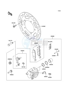 VN900 CLASSIC VN900BCF GB XX (EU ME A(FRICA) drawing Front Brake