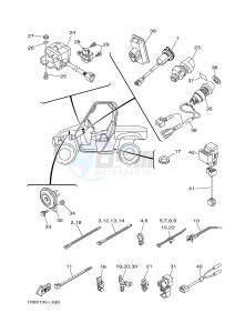 YXR700F YXR7FSPB RHINO 700 SPORTS EDITION (1RB9 1RBA 1RBB) drawing ELECTRICAL 2