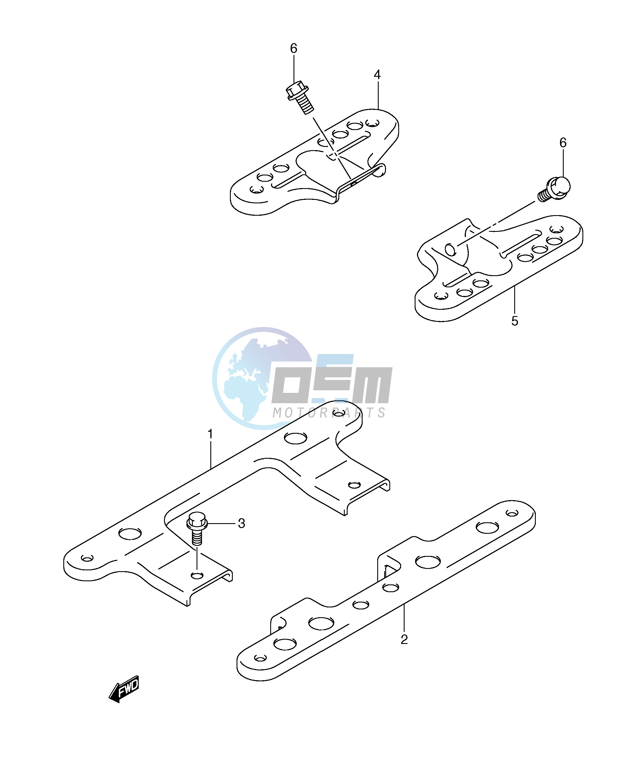 FOOTBOARD BRACKET