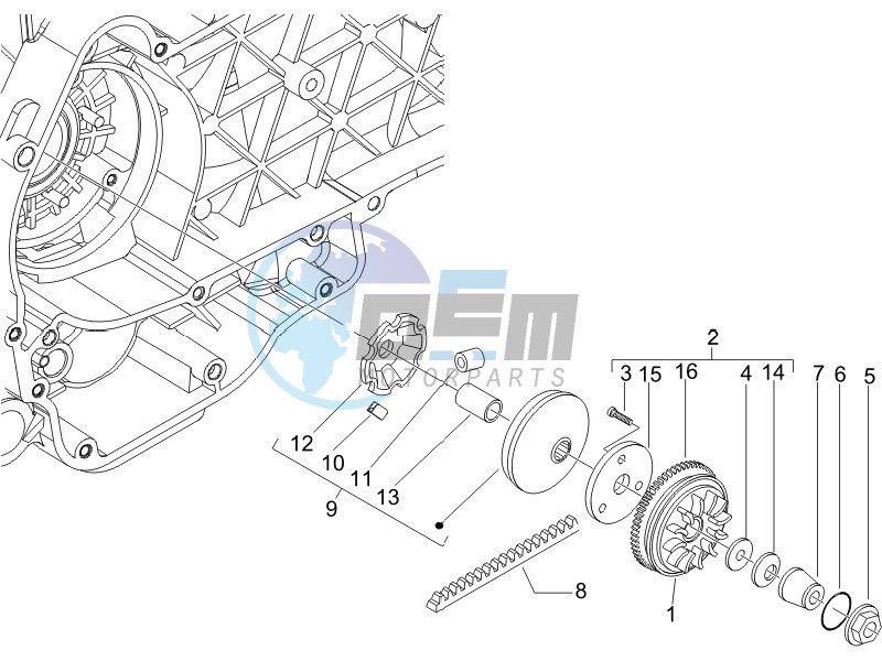 Driving pulley