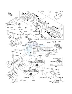 KAF 620 R [MULE 4010 TRANS4X4] (R9F-RAFA) RAF drawing CHASSIS ELECTRICAL EQUIPMENT