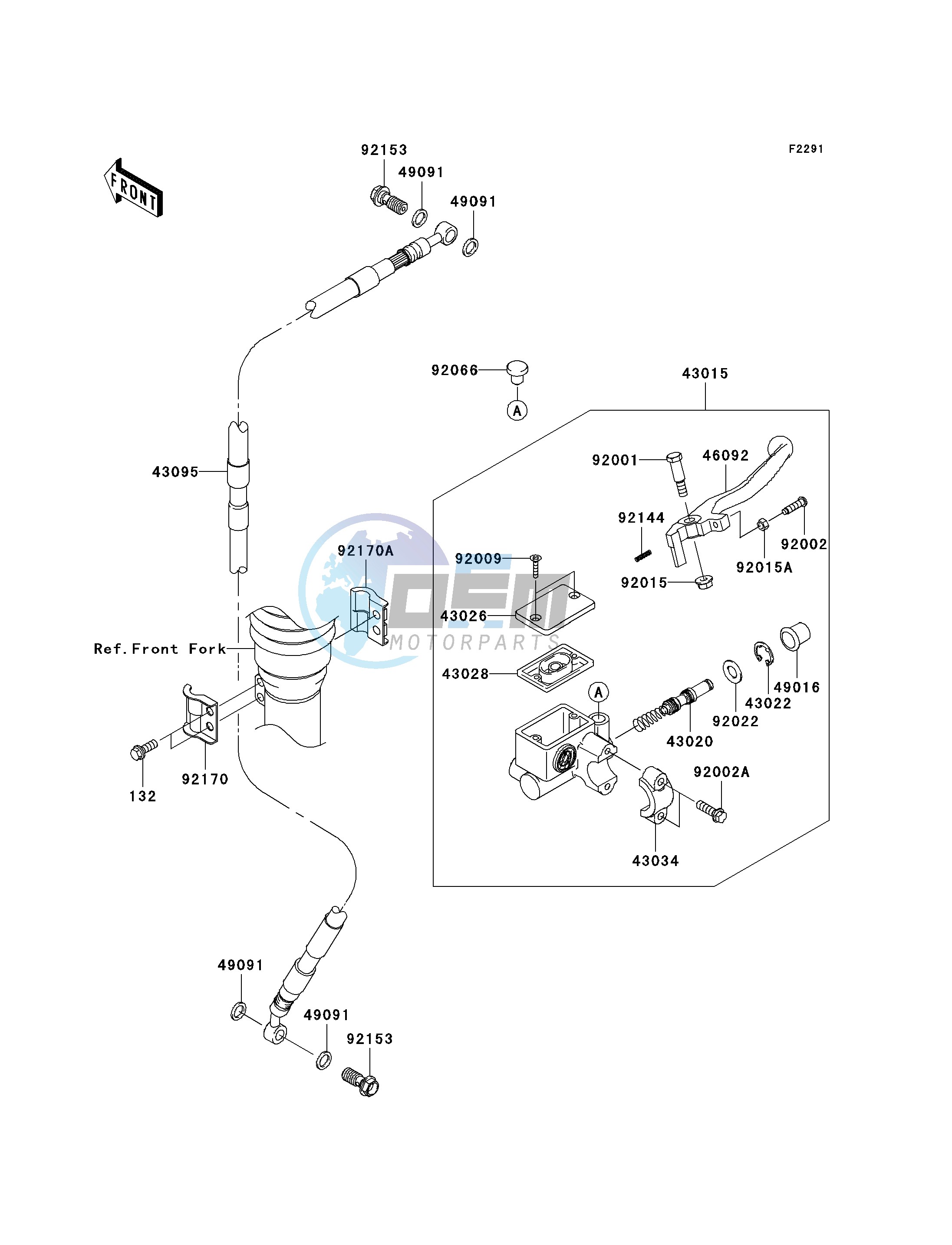 FRONT MASTER CYLINDER