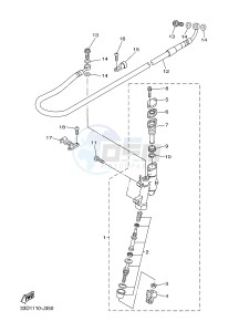 WR450F (2GCC) drawing REAR MASTER CYLINDER