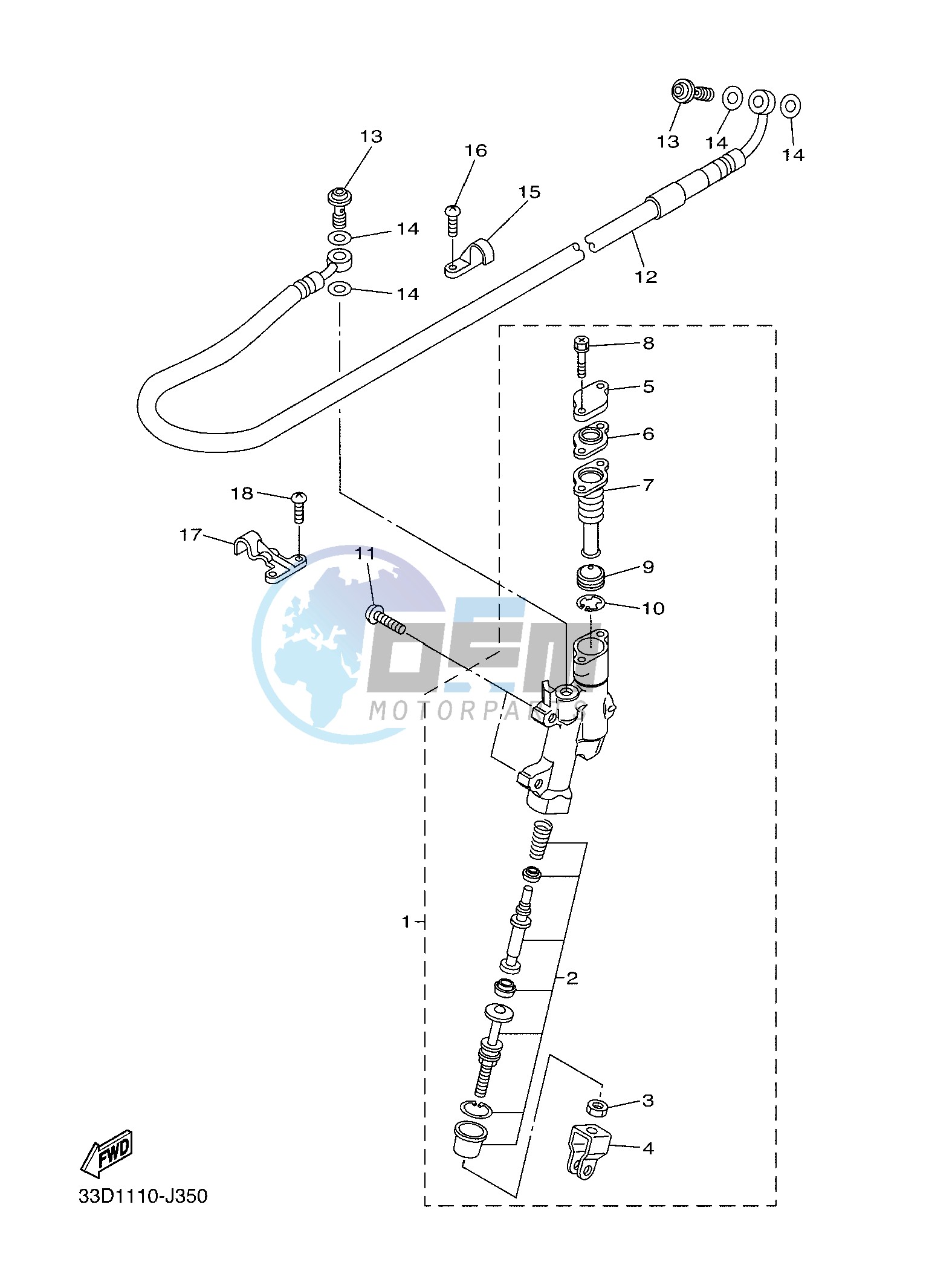 REAR MASTER CYLINDER