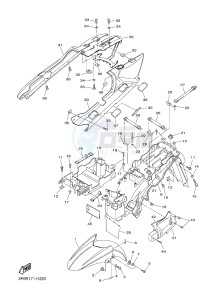 FJR1300A FJR1300A ABS (1CYJ) drawing FENDER