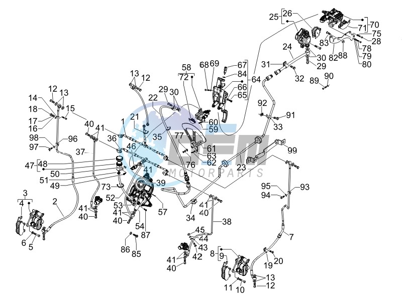 Brakes hose  - Calipers