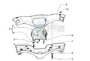 FREE FL 50 drawing Speedometer - Handlebar covers