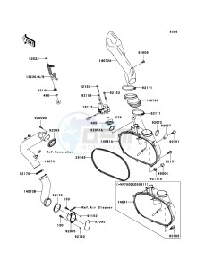 KVF750_4X4 KVF750DAF EU GB drawing Converter Cover