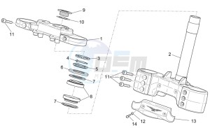 Griso V 8V 1200 drawing Steering