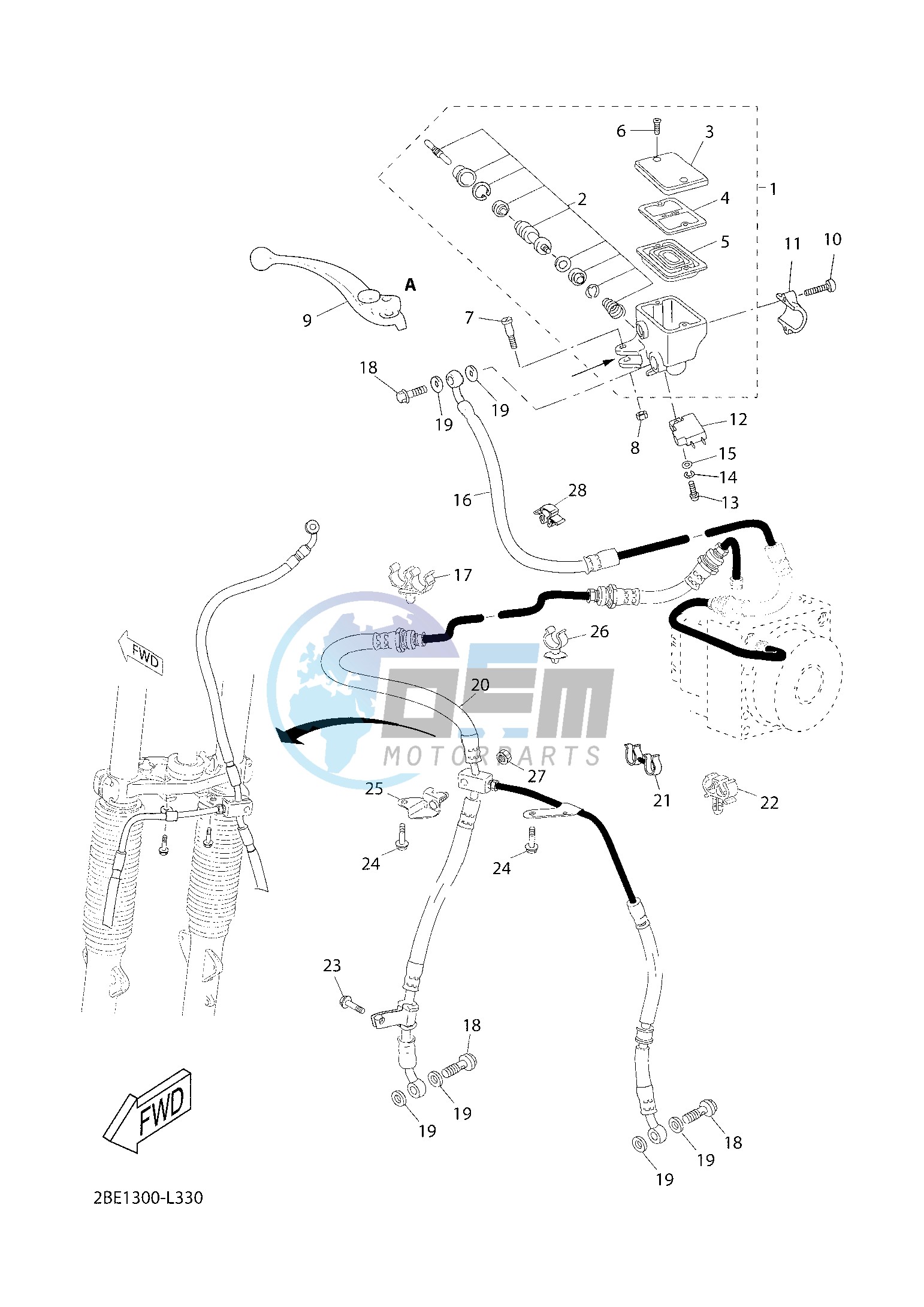 FRONT MASTER CYLINDER