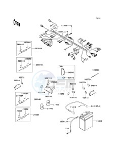 KVF 360 C [PRAIRIE 360 4X4 HARDWOODS GREEN HD] (C6F-C9F) C6F drawing CHASSIS ELECTRICAL EQUIPMENT