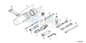 TRX500FM2H Europe Direct - (ED) drawing TOOLS