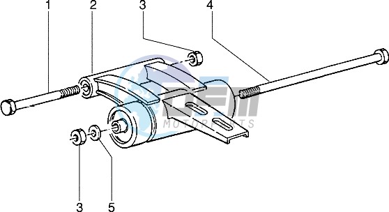 Swinging arm