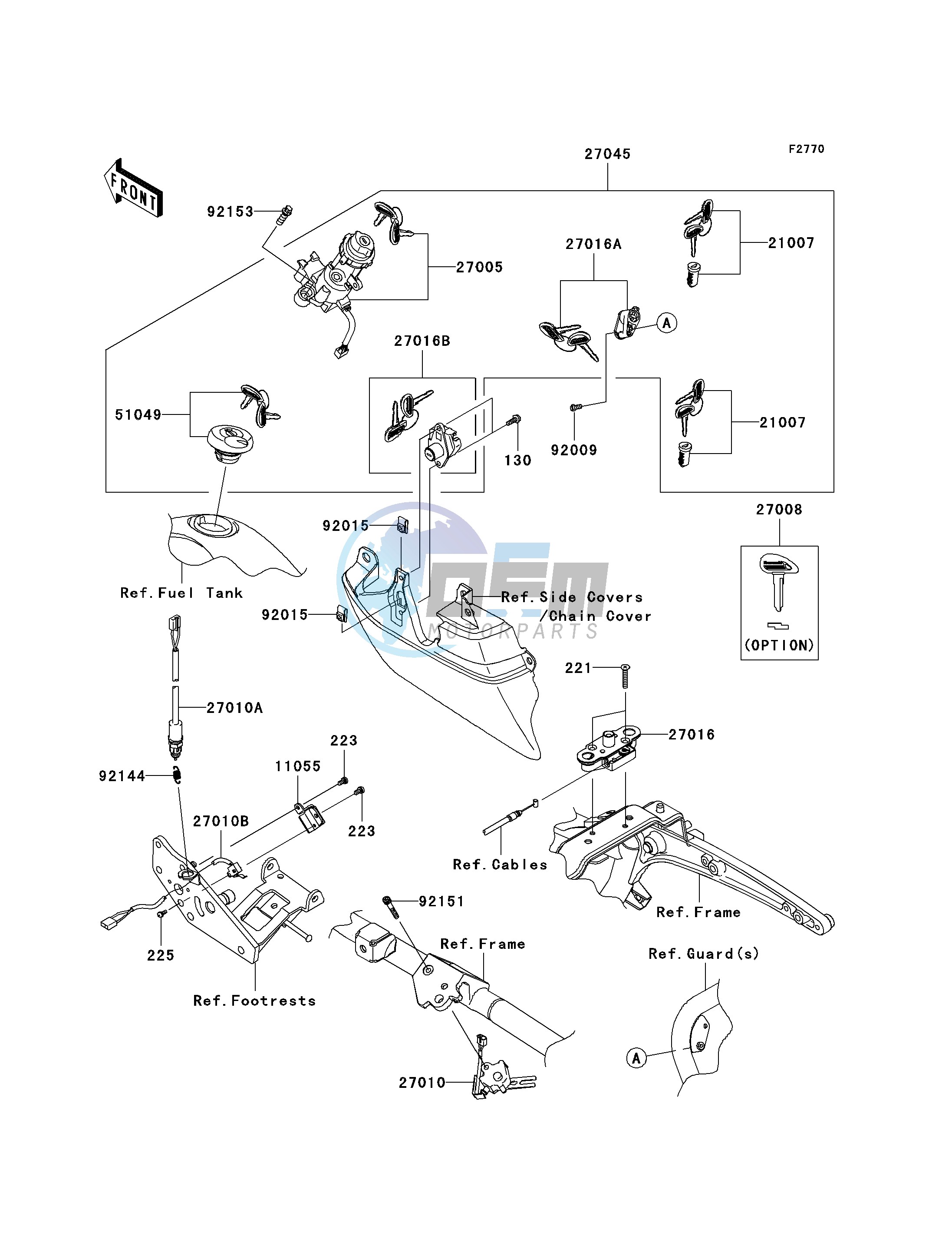 IGNITION SWITCH_LOCKS_REFLECTORS