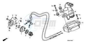 CBR600RR9 France - (F / CMF MME) drawing SERVO MOTOR